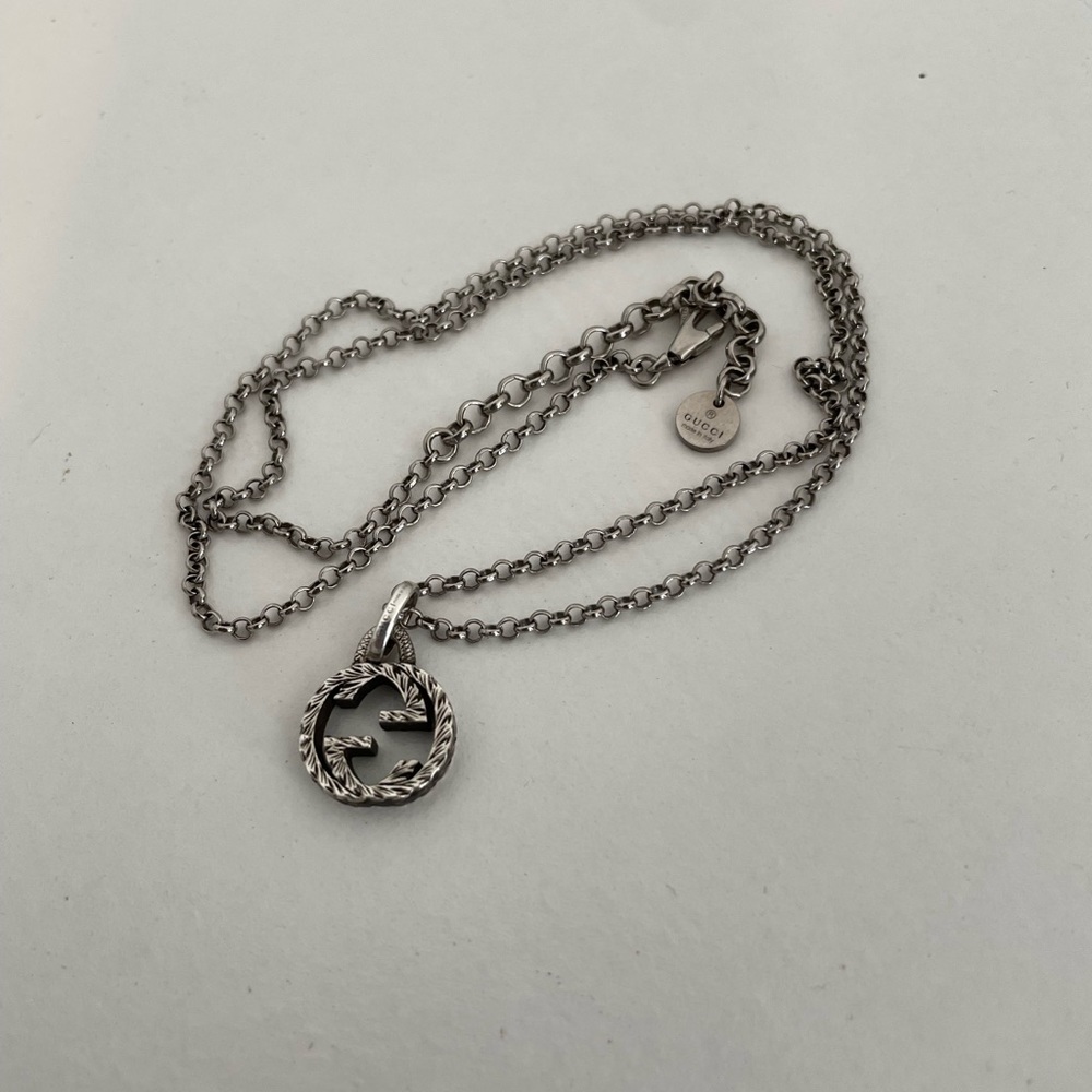Gucci Interlocking G Pendant Necklace